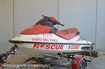 L'inaugurazione della caserma dei vigili del fuoco