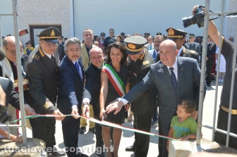 L'inaugurazione della caserma dei vigili del fuoco