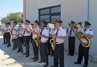 L'inaugurazione della caserma dei vigili del fuoco