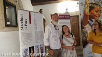 L'inaugurazione della mostra Macchine di Pace - Raffaele Ascenzi