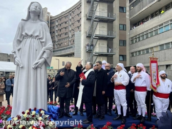 L'inaugurazione della nuova ala dell'ospedale Santa Rosa - Il vescovo Piazza