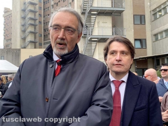 Il presidente Francesco Rocca con Egisto Bianconi