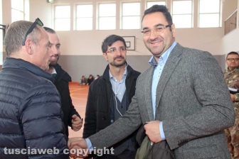 L'inaugurazione della palestra "Alessandro Volta"