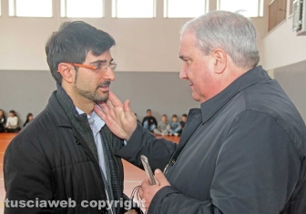 L'inaugurazione della palestra "Alessandro Volta"