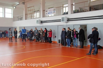 L'inaugurazione della palestra "Alessandro Volta"