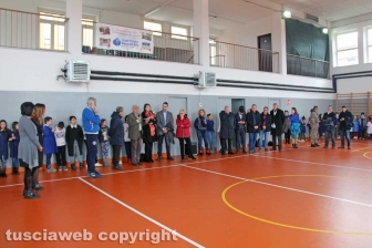 L'inaugurazione della palestra "Alessandro Volta"