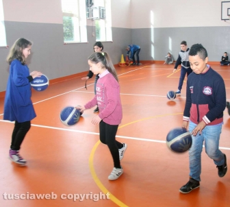 L'inaugurazione della palestra "Alessandro Volta"