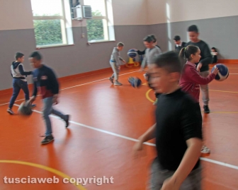 L'inaugurazione della palestra "Alessandro Volta"