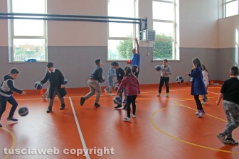 L'inaugurazione della palestra "Alessandro Volta"