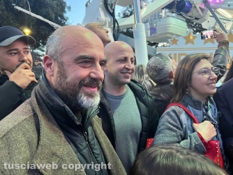 Viterbo - L'inaugurazione della ruota panoramica