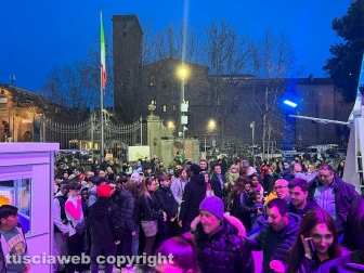 Viterbo - L'inaugurazione della ruota panoramica