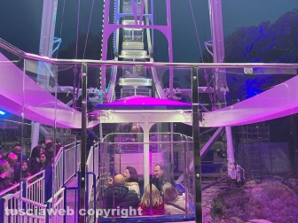 Viterbo - L'inaugurazione della ruota panoramica