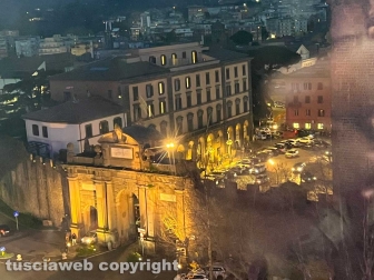 Viterbo - L'inaugurazione della ruota panoramica