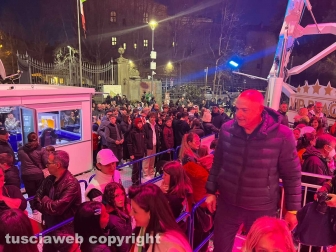 Viterbo - L'inaugurazione della ruota panoramica