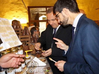 Viterbo - L’inaugurazione di Assaggi - Daniele Sabatini e Fausto Vinci