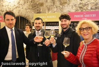Alcuni sindaci della Tuscia e Lina Delle Monache