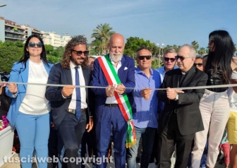 Civitavecchia - L’inaugurazione della terrazza Guglielmi