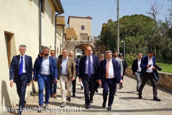 L'inaugurazione dell'ostello nel castello di Santa Severa