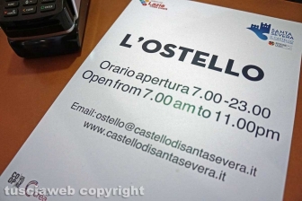 L'inaugurazione dell'ostello nel castello di Santa Severa