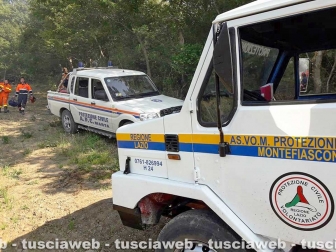 Bolsena - L'incendio al parco di Turona