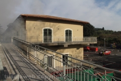 Civita Castellana - L\'incendio del Maury\'s