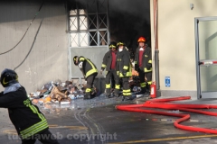 Civita Castellana - L\'incendio del Maury\'s