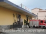 L'incendio il giorno dopo