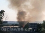 L'incendio sulla superstrada 