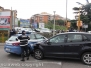 L'incidente che ha coinvolto un'auto della polizia