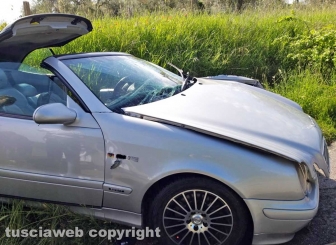 L'incidente tra le due Mercedes