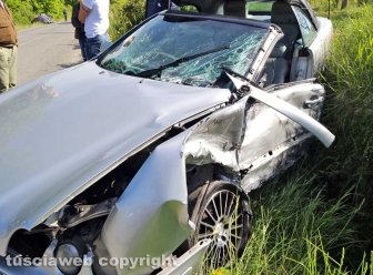 L'incidente tra le due Mercedes