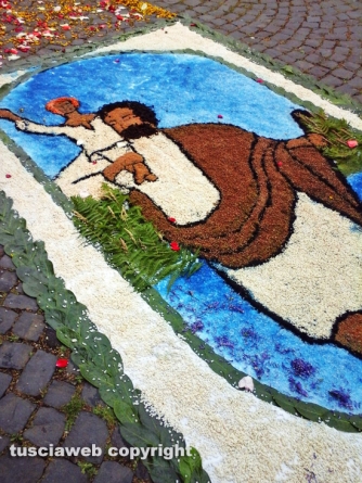 Corpus Domini - L\'infiorata a Valentano