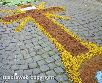 Corpus Domini - L\'infiorata a Valentano