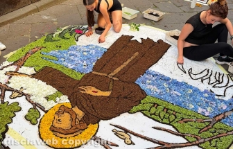 Bolsena - L'infiorata del Corpus domini