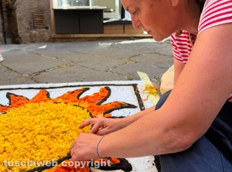 Bolsena - L'infiorata del Corpus domini