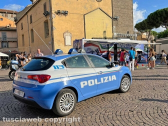L'iniziativa della Polizia a piazza Martiri d'Ungheria