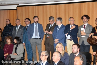 L'insediamento del presidente del tribunale Covelli