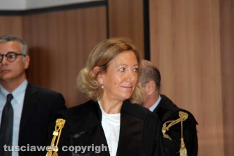 L'insediamento del presidente del tribunale Covelli