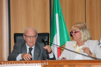 L'insediamento del presidente del tribunale Covelli