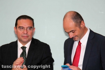 L'insediamento del presidente del tribunale Covelli