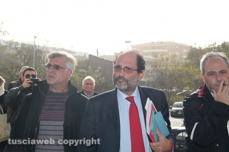 Ingroia indagato per calunnia, l\'ex pm a Viterbo per l\'interrogatorio - L\'arrivo