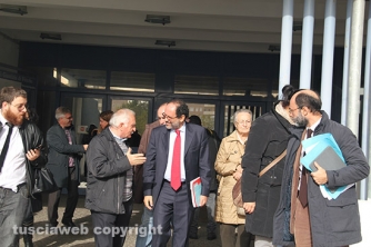 Ingroia indagato per calunnia, l\'ex pm a Viterbo per l\'interrogatorio - L\'uscita