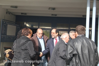 Ingroia indagato per calunnia, l\'ex pm a Viterbo per l\'interrogatorio - L\'uscita