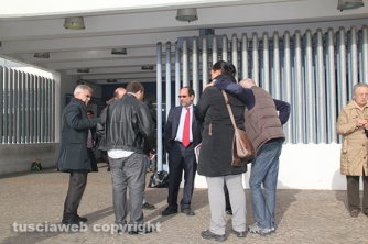 Ingroia indagato per calunnia, l\'ex pm a Viterbo per l\'interrogatorio - L\'uscita