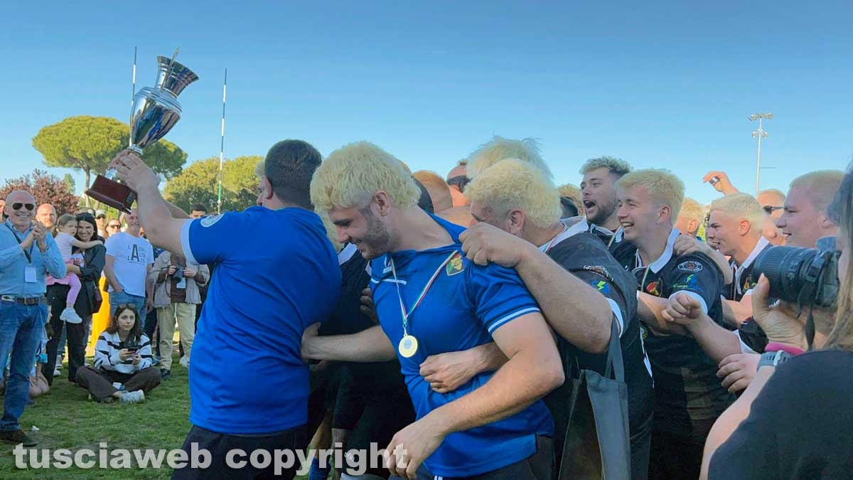 Sport - Rugby - Lions Alto Lazio - La festa per la promozione in serie A