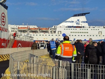 Civitavecchia - L'arrivo della ong Life Support in porto