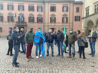 Lo sciopero dei lavoratori di Aquilanti