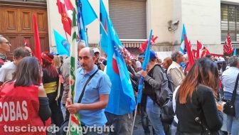 Lo sciopero dei lavoratori di Unicoop Tirreno