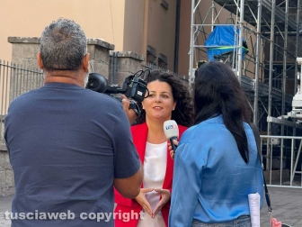 Santa Rosa - La sindaca Chiara Frontini intervistata dal Tg5