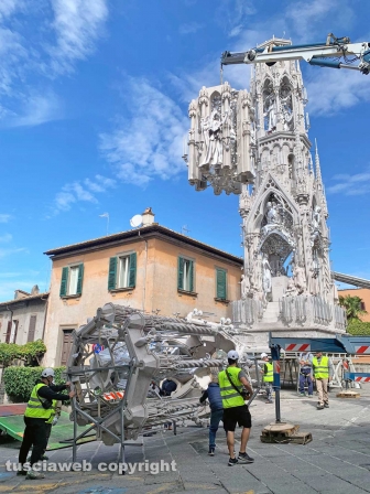 Viterbo - Santa Rosa - Lo smontaggio di Dies Natalis